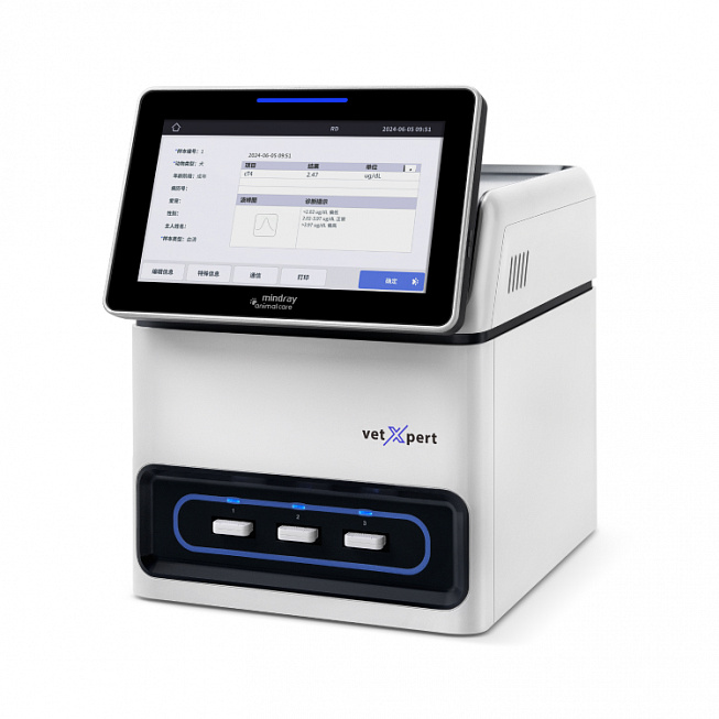 Mindray vetXpert I5 Трехканальный иммунохимический анализатор