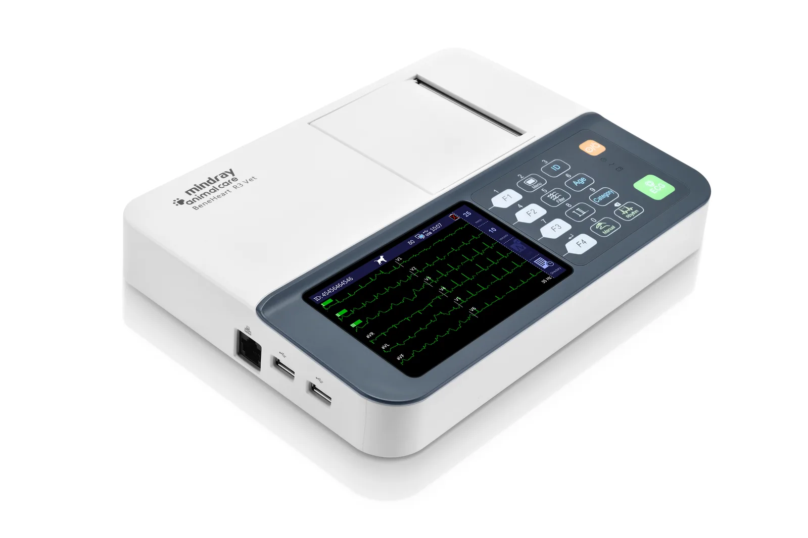 Mindray BeneHeart R3 Vet Трехканальный ветеринарный электрокардиограф